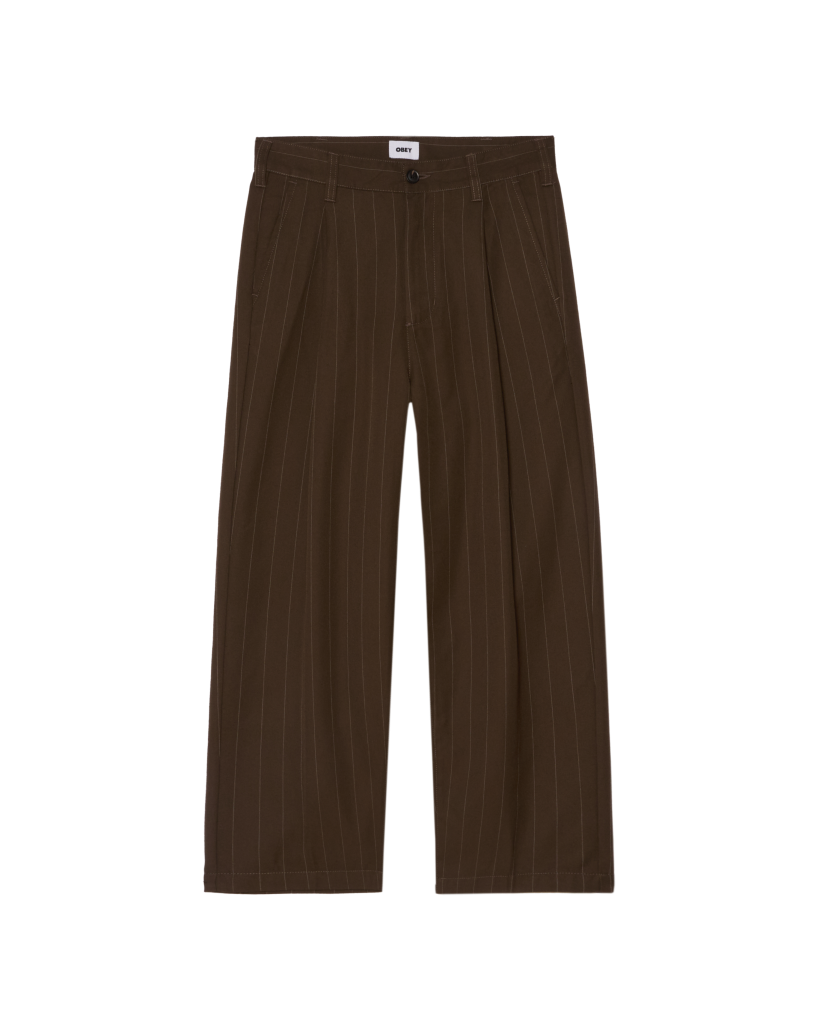 Celana lipit stripe dekan