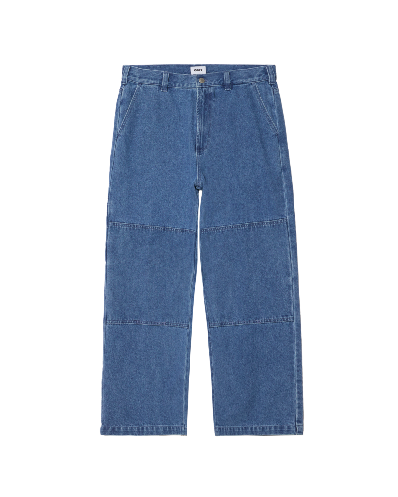 Denim kerja lutut ganda bigwig